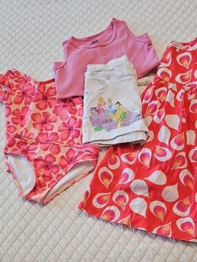 Girls 4t clothing lot 5 pieces Summer